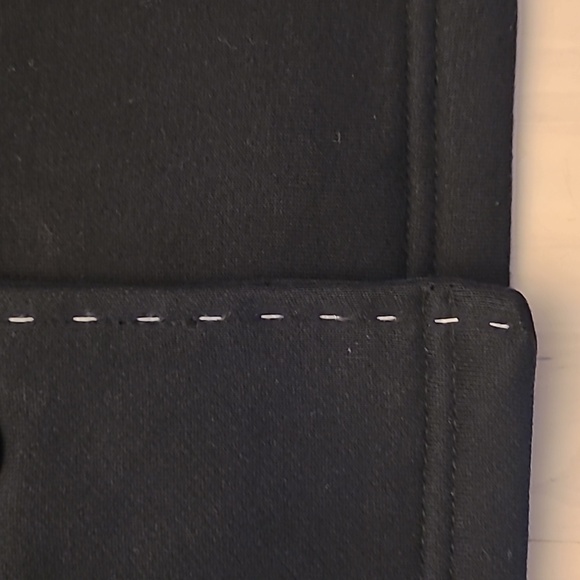 EUC Knitted Dove Anthropologie Black Cotton Blend Button Front Jacket - Picture 8 of 16